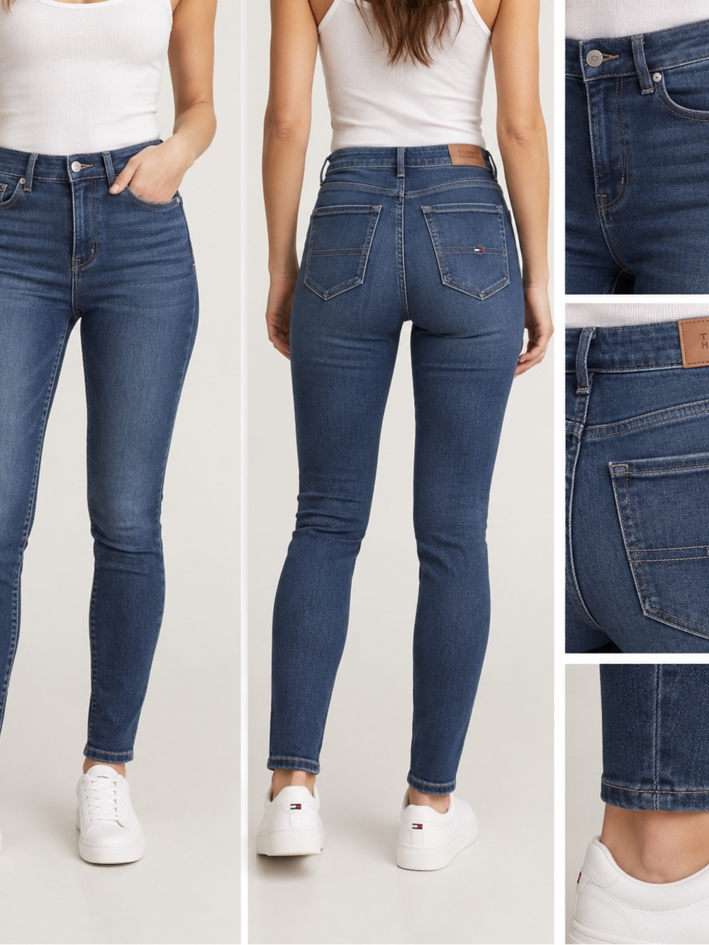 Tommy Hilfiger Women's Skinny Jeans in Dark Indigo